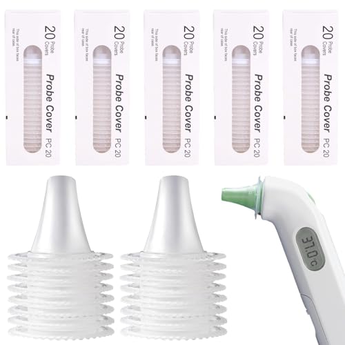 100 Pcs Fieberthermometer Schutzkappen,Schutzkappe,Fieberthermometer Schutzkappen, Einwegabdeckungen, Ohrthermometer Ersatzschutzkappen, Ersatzschutzkappen 100 Pcs Fieberthermometer Schutzkappen,Schutzkappe,Fieberthermometer Schutzkappen, Einwegabdeckungen, Ohrthermometer Ersatzschutzkappen, Ersatzschutzkappen