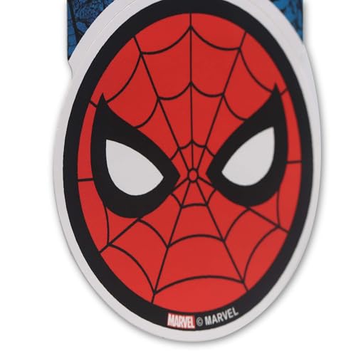 Image of Marvel Spider-Man Head Adhesive Vinyl Decal - Fun Spider-Man Sticker Decal for Car - Great Gift Idea