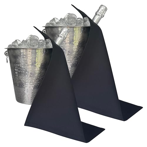 Paños para botellas de hielo Original Collection de algodón negro de 42 cm en pack de 2 unidades 2