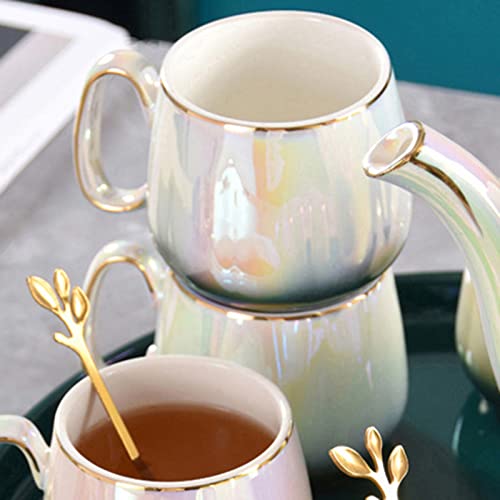 Pichet en verre 1200ml bouilloire à thé résistant à la chaleur pour eau et jus - 8