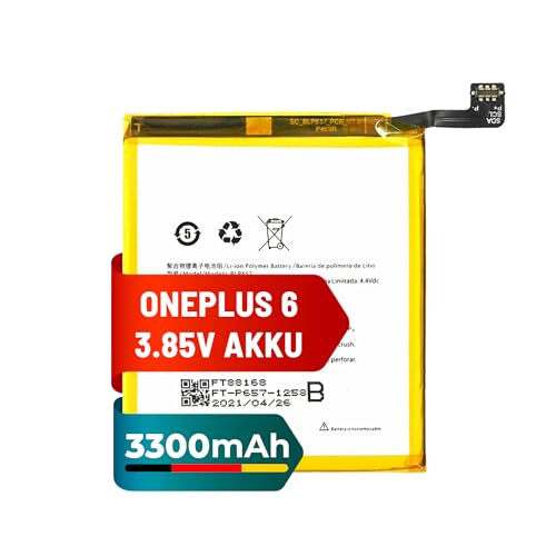 Mpsmobile® Akku für OnePlus 6 | 3300mAh | Ersatzakku BLP657