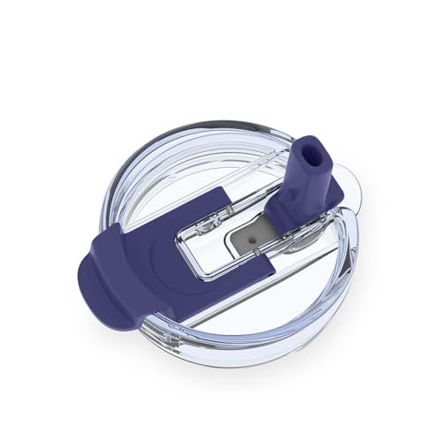 Hydraful 2-in-1 Replacement Lid for Hydraful 64 oz Tumblers | Flip-Up Straw & Pouring Spout, Leak-Proof, Perfect Fit, BPA-Free | Threaded-On Lid for Secure Seal