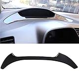 Produkttyp: Interieurleisten NO LOGO WSF-Armrest Panel, 1pc Auto Dashbaord Autometer Speedometer Dekoration Streifen Deckel Aufkleber gepasst for Honda Civic 8. 2004-2009 Interior Autotechnik (Größe : Carbon Fiber Black)
