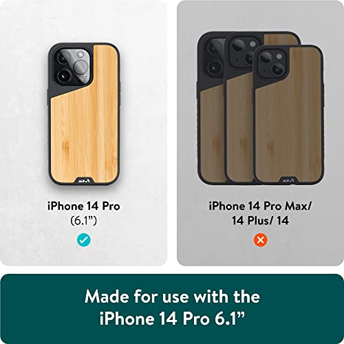 Mous - Protective Case For Iphone 14 Pro - Bamboo - Limitless 5.0 - Fully Magsafe Compatible - Iphone 14 Pro Case Shockproof #TOP5