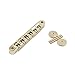 Kluson USA Replacement Wired ABR-1 Tune-O-Matic Bridge With Plated Brass Saddles Nickel