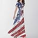USA Dress Stars Stripe Independence Day Festival Maternity O Neck Fashion Dressy Patriotic USA Flag Fourth of July Outfits Vestidos De Verano para Mujer 2025