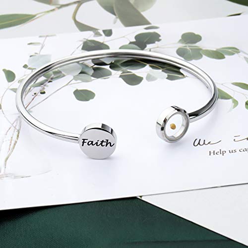 FAADBUK Christian Gift Cross Mustard Seed Bracelet Faith Mustard Seed Jewely Religious Inspirational Jewelry4