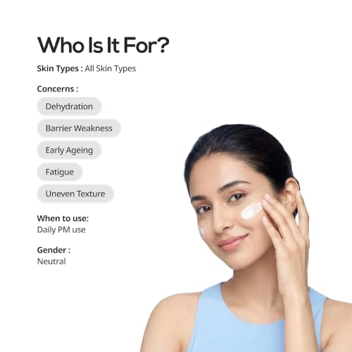 Image of VOTRE Multi Vitamin Glow Boost Day Moisturiser SPF 50 PA+++ | Multi Vitamin Complex, Niacinamide & Vitamin B9 ( Folic Acid ) | For Daily Vitality, Skin Renewal & Early Age Defence | For Men & Women | 50g