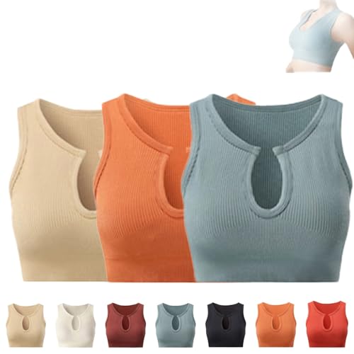 Getheyshape Shape Me Up Crop Top for Women Sexy Black Long Sleeve Workout Tops, A Tight V Neck Sculpting Shaper Shirt