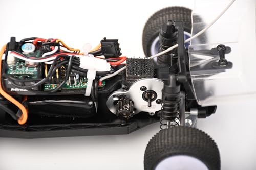 Aluminum 7075 Alloy Motor Plate for LOSI 1:24 Micro-B 2WD Buggy RTR-LOS00007 / 1:28 Micro-T 2S 2WD RTR Stadium Truck-LOS-1392 Upgrades - Blue