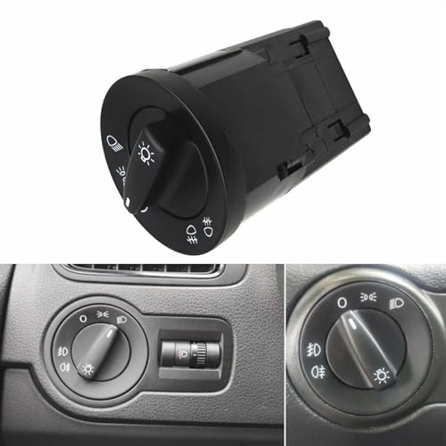 Interruptor de faros Skoda Octavia mando luces antiniebla recambio panel salpicadero 5JD941531 2