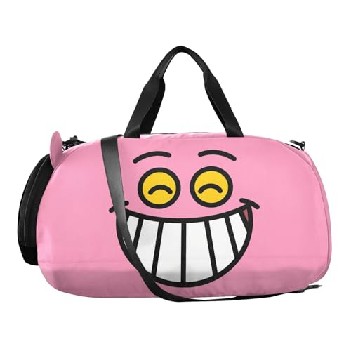 Peach Duffel Bag with Shoes Compartment Lightweight Sports Overnight Travel Bag for Beach Swim Bags Pool Sports2