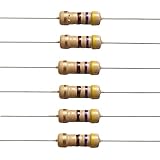 BOJACK 470 Ohm Resistors 1/2 W ±5% Carbon Film Single Resistor (Pack of 200)