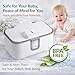 OROZEE Wet Wipes Heater,Baby Wipe Warmer and Baby Wet Wipes Dispenser Large Capacity with Night Light and View Window Fast and Even Heating Diaper Wipe Warmer