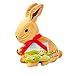 Lindt Gold Bunny Peluche Pasqua, Coniglietto di morbido peluche con Ovetti Fiordilatte, confezione 90g