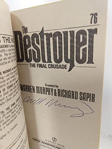 Destroyer 076: Final Crusade 0451159136 Book Cover