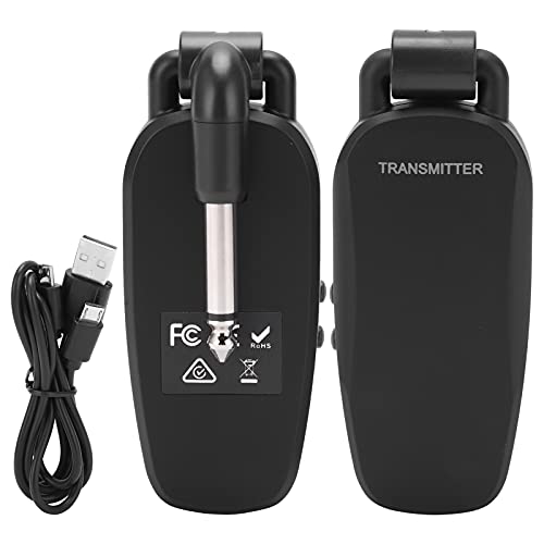 TANIQIACA Set Digital de Transmisor y Receptor Inalámbrico para Guitarra, Bajo y Violín Eléctrico, Fácil Plug and Play miniatura 1