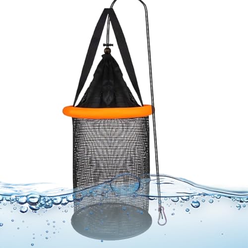 捕獲用魚網籠 - ポータブルザリガニ用魚かご | 捕獲生け簀 多機能 男性 女性 ご家族へ