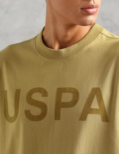 Image of U.S. Polo ASSN. Mens OEE09 Brand Printed Comfort Fit Lounge T-Shirt