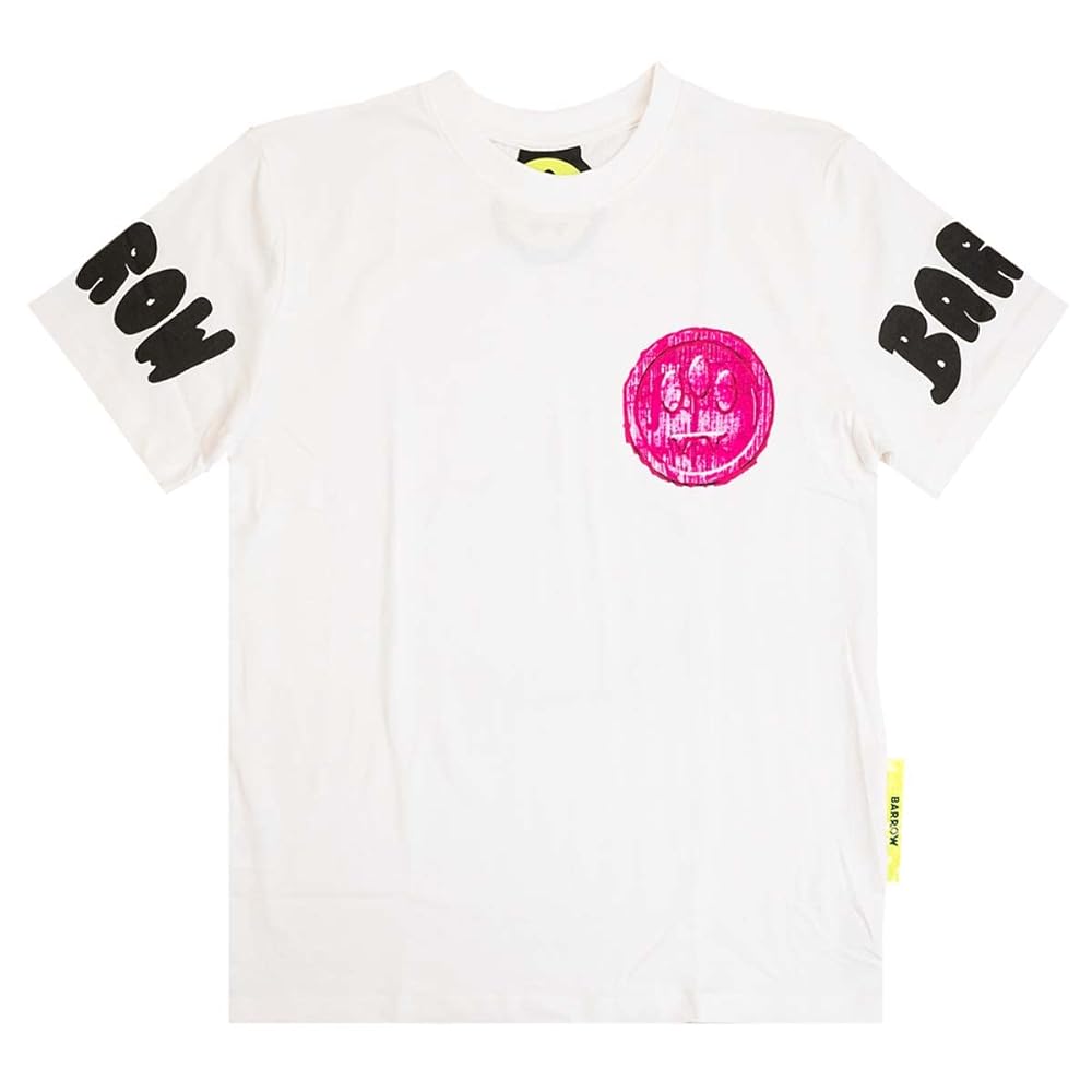 BARROWのロゴが入ったピンクのTシャツ！男女兼用、サイズはSサイズ。