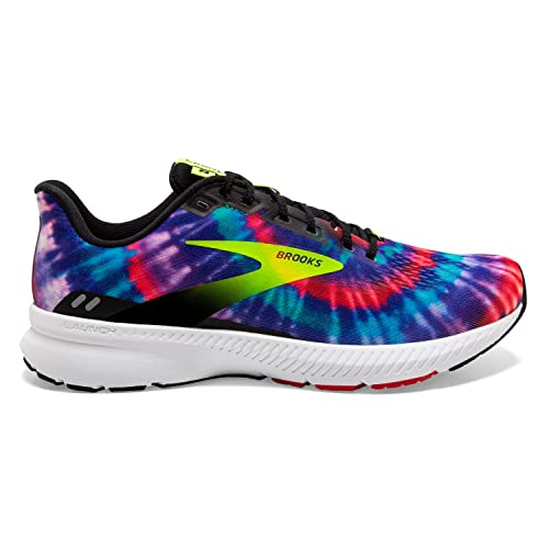 Brooks Brooks Launch 8 Men's Neutral Running Shoe - Black/Nightlife/Red - 12.5