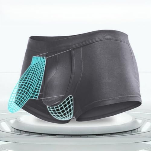2Pcs Men's U Concave Breathable Boxer Briefs Elephant Trunk Sports Bottoms Men's Underwear2