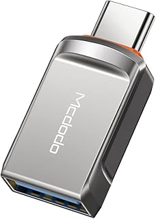 محول او تي جي USB-A 3.0 الى نوع سي م مكدودو، رمادي، لحاسوب محمول