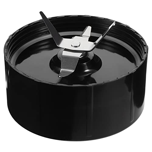 VILLFUL Repuesto Cuchilla para Licuadora De 4 Aletas 250W Base De Acero Inoxidable Negra Compatible con Magic Bullet Exprimidor Fácil De Limpiar