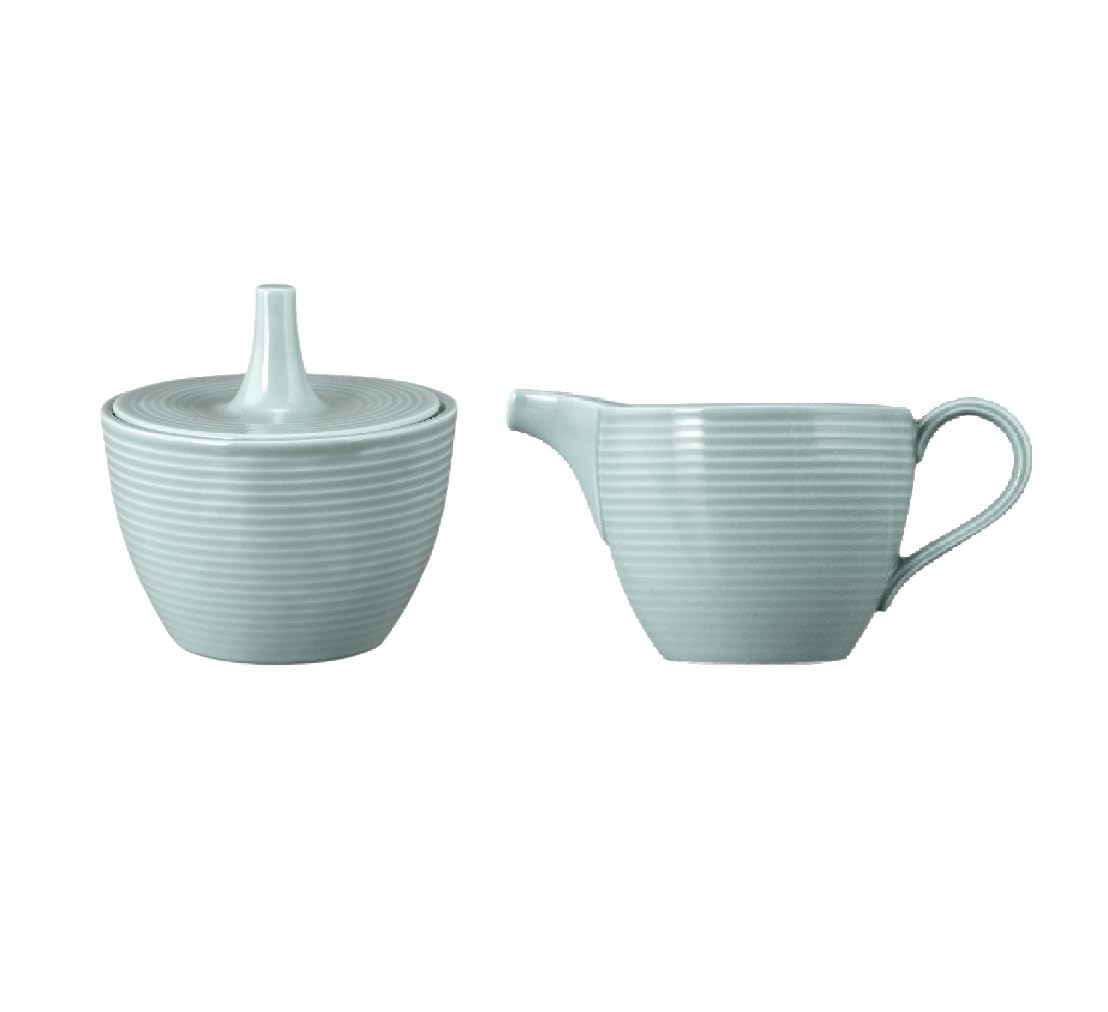 Seltmann Weiden Beat Arktisblau Zuckerdose + Milchkännchen 2 tlg. Set