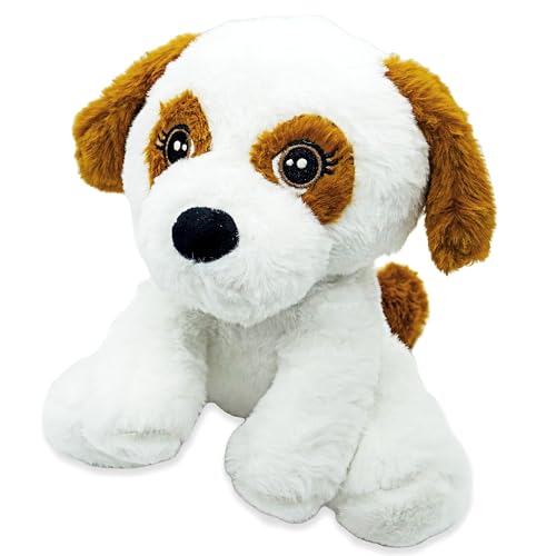 KUKI Peluche Suave Perro (23 cm) - Tierno, Blandito y Ideal para Niños y Niñas - Peluche Dulce y Adorable - Cachorro Esponjoso, Muy Achuchable - Juguete Seguro para Jugar (Perro)