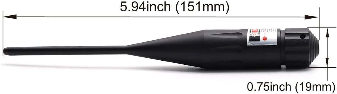 Puntatore laser rosso Buwico®, kit di mira per fucili da caccia calibro .17 e .78