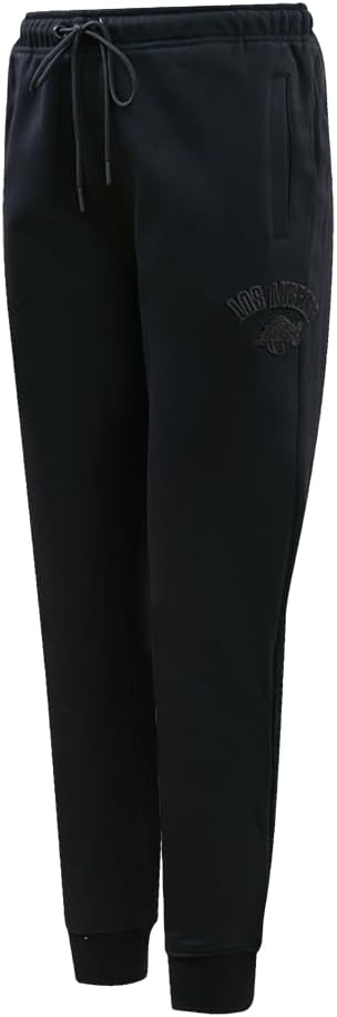 Pro Standard NBA Womens Womens NBA Classic Triple Black Brushed Back French Terry Sweatpant