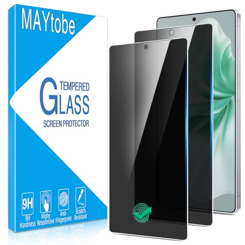 MAYtobe [2-Pack Privacy Screen Protector Designed for Samsung Galaxy S26 Ultra Tempered Glass,Support Fingerprint Unlocking, No Bubbles, Anti Scratch, Easy to Install