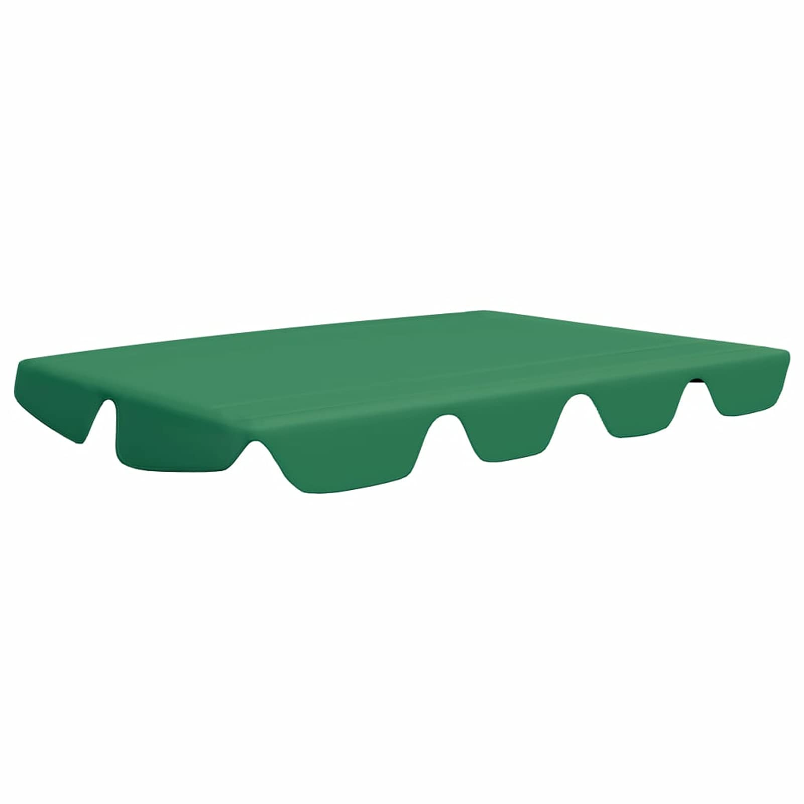 ZEYUAN Baldacchino per Dondolo da Giardino Verde 150/130x70/105 cm,Vita all'aperto,Strutture da Esterno,Accessori per baldacchini e Gazebo,Tetti per baldacchini e gazebi(SPU:312101)