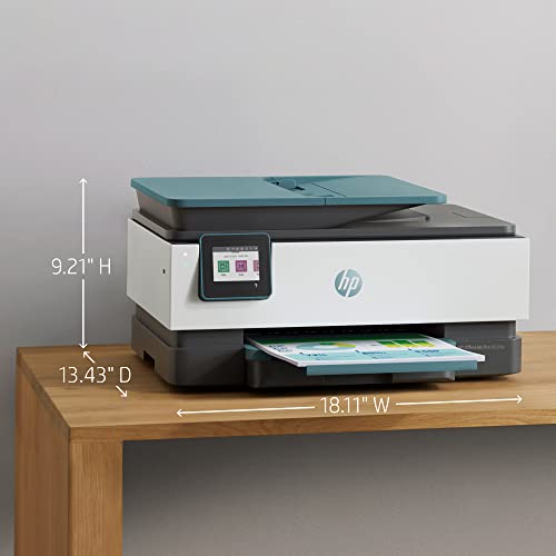 Hp Officejet Pro 8028E All-In-One Wireless Color Inkjet Printer, Print Copy Scan Fax, 20 Ppm, Auto Duplex, 2.7" Color Ts, Comes With 6 Months Of Free Ink & 2 Years Extended Hp Warranty (Renewed) #TOP5
