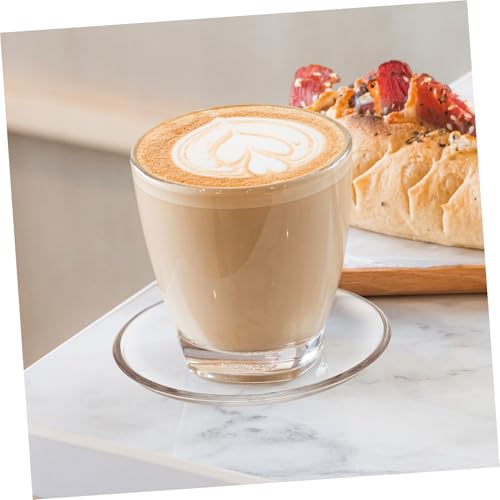 Plateau à tasses à thé avec construction stable compacte en verre Uonlytech - 8