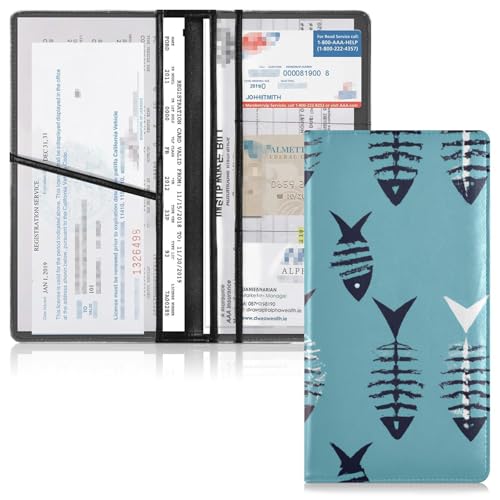 Organizador de Documentos de Cuero Slim miniatura 6