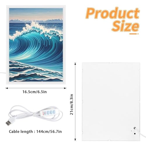 Miroir de courtoisie bleu éclairé LED miroir beauté portable variable