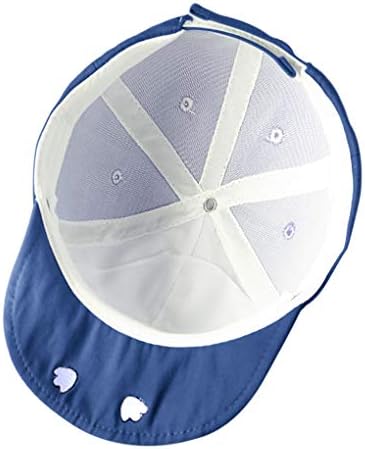 Newborn Baby Boys Girls Baseball Cap Adjustable Stripe Hat Pure Cotton Hat Sun Protection Summer Headwear Sun Hats for Kids 3-12 Months (#3:Blue)