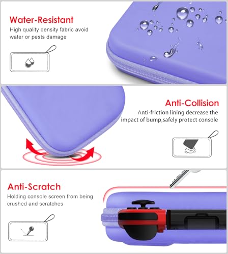 image for ivoler Carrying Case for Nintendo Switch and NEW Switch OLED Model(202