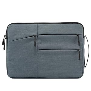 Laptop Hülle Tasche Für Microsoft Surface Pro MacBook Ultrabook Schutzhülle Mit Zubehörtasche, 5.6 Zoll, rau2