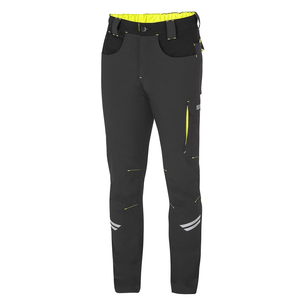 sparco Light Tech TROUSERS, yellow neon, M