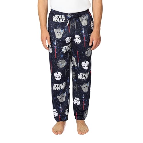 STAR WARS mens Pajama Pants, Lounge Bottoms With Drawstring, Ultra-soft & Comfortable