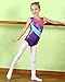 Toddler & Big Girls,One-piece Sparkle Stripes Gymnastics Athletic Leotard 2-16 Years