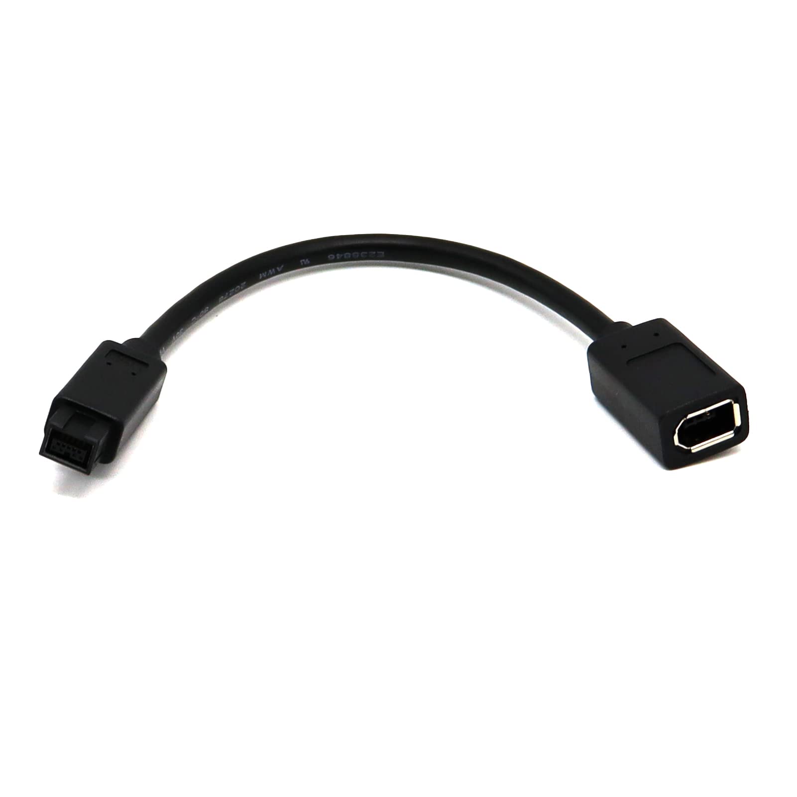 Firewire IEEE 1394 Cable, Firewire Cord 6 Pin Male to 9 Pin Female Adapter IEEE 1394 Firewire 400 to Firewire 800 Cable for DV Video(0.2M/0.65FT)
