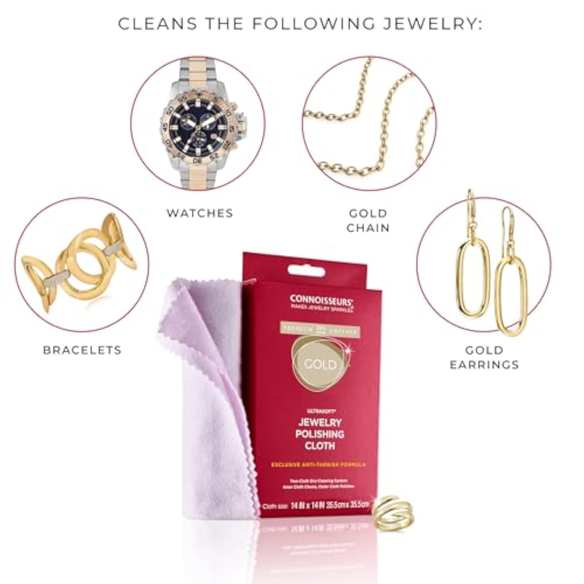 Extra Large Gold and Silver Jewellery Polishing Cloth