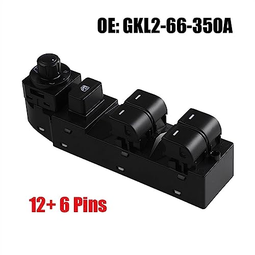 Interrupteur de vitre de voiture premium Mazda 6 commande GKL2-66-350A robuste - 5