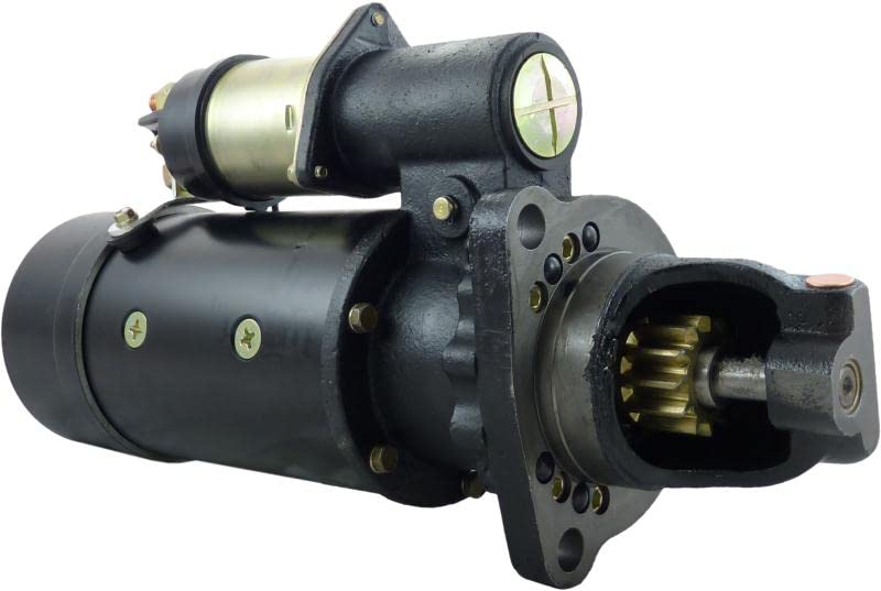New Professional Grade Starter Compatible with with Case/IH 1080B 1187B 1450B 45R 50LC Cruz-Air 45DR W18B 1980-1988 Cat D4E 561D 966D 973 Replaces 8C3651 9G4339 OR5207 4N3781 1W3851 6V5227 L118276