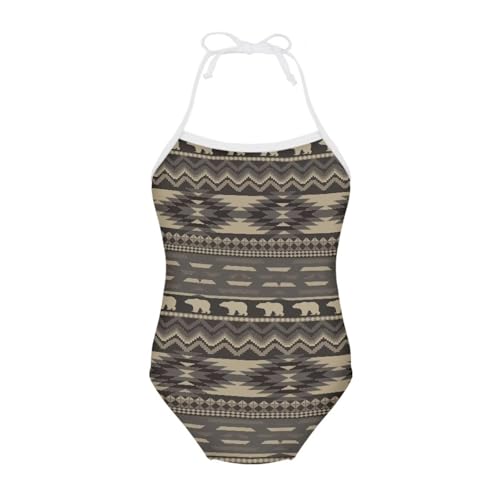 Image of ELEQIN Swimwear Swimsuit One Piece Girls Bathing Suit Animal Pattern 1-10 Years