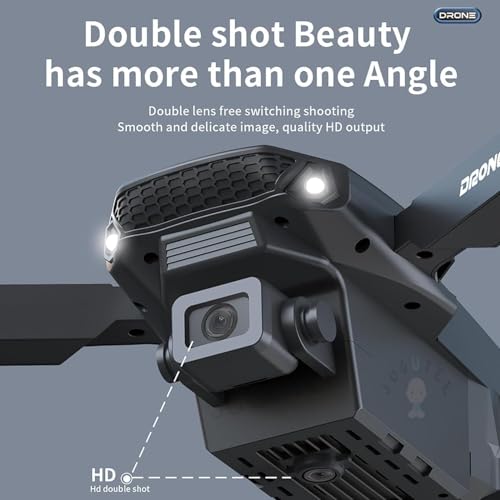 Image of BrUsHlEsS-fOlDaBlE-DrOnE-WiTh-hQ-WiFi-cAmErA-ReMoTe-cOnTrOl-fOr-kIdS-QuAdCoPtEr-wItH-GeStUrE-SeLfIe-fLiPs-bOuNcE-MoDe-aPp-oNe-kEy tAkE-OfF (E88)